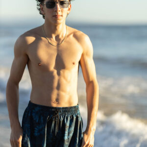 Midnight Jungle Men's Swim Shorts